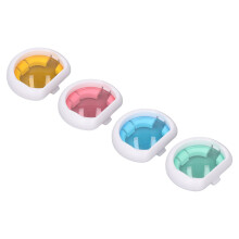 Conjunto de 4 filtros de lente de close-up coloridos em PVC para câmera instantânea, compatíveis com a câmera instantânea Instax Mini 11.