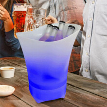 Haut-Parleur LED pour Seau à Glace Coloré et Portable avec Haut-Parleur Sans Fil Intégré, Large Gamme de Scénarios D'Utilisation