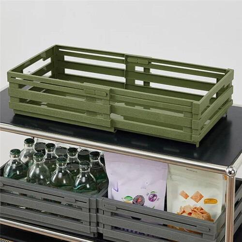 Drawer-Style Storage Box,Scalable Clothing & Kitchen Storage Basket,Collapsible Storage Box Organizer for Kitchen C 1