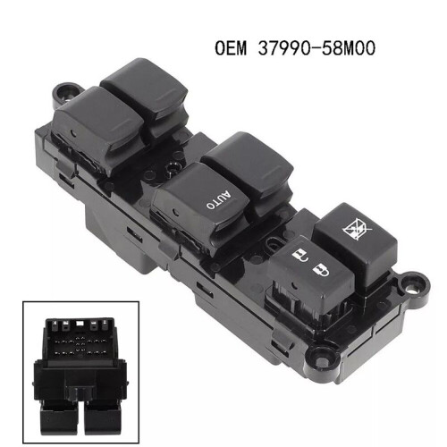 37990-58M00 Höger Förarsida Master Power Window Control  för  Vitara 1992-1998 1