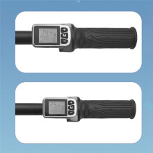 124DX 36V/48V LCD Electric Quantity Display with EBike Speed Governing Throttle Grip Electric Throttle Grip