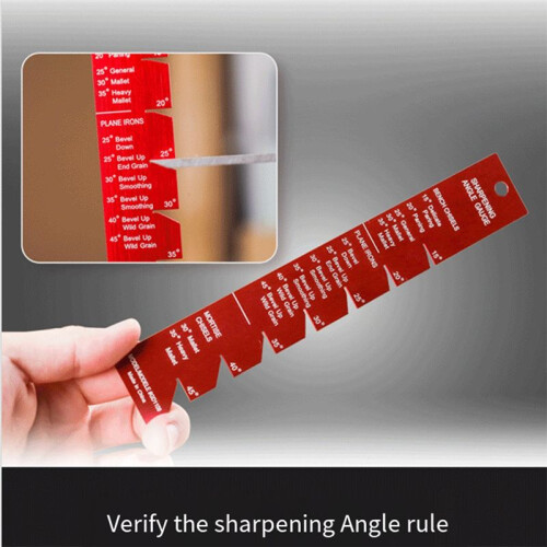 Sharpening System Honing Guide Sharpening Holder Angle Fixture Angle Gauge for Woodworking Chisel 2