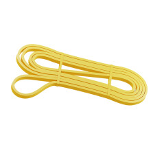 Gelbes Stretch Band Fitnessstudio
