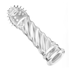 Dotted & Textured Soft Latex Men's Extended Sleeve Condom, Extra Sensation