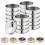 25 Aros de Aço Inoxidável para Muffins Ingleses, com Dupla Camada, 10 cm (4 Polegadas), Ideais para Assar em Casa. 1