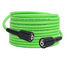 10m/32ft Super Flexible Pressure Washer Hose 2900 PSI Power Washer Hose 1/4 CarWash Extension Hose M22-Pin 14/15