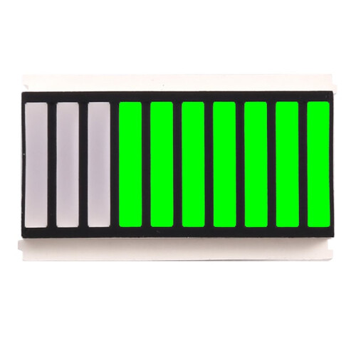 BL10-2712S 10 Segment 27mm Long Green LED Light Column Display Device