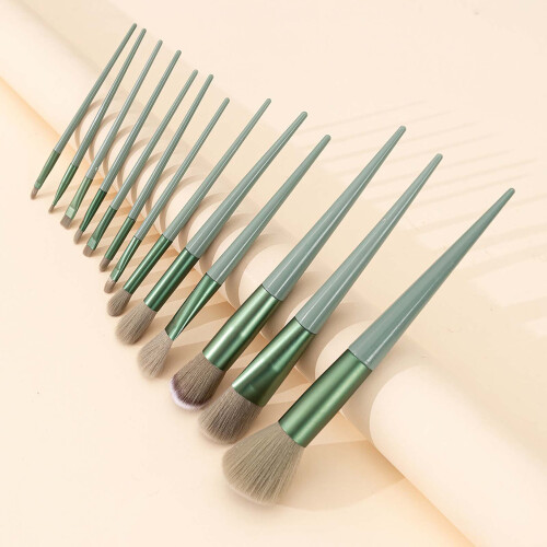 (Green) Weiches Make-up Pinsel Set Damen 1