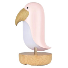 Toucan Bird Cartoon Desktop LED Dimmable Speaker for Kid'S Gift Bedroom Night Lamp Wireless B