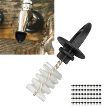 Tapones para cerveza cepillo para grifo 100 piezas 12.1oz negro