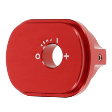 Couvercle Protection Allumage Moto Aluminium Rouge Unique