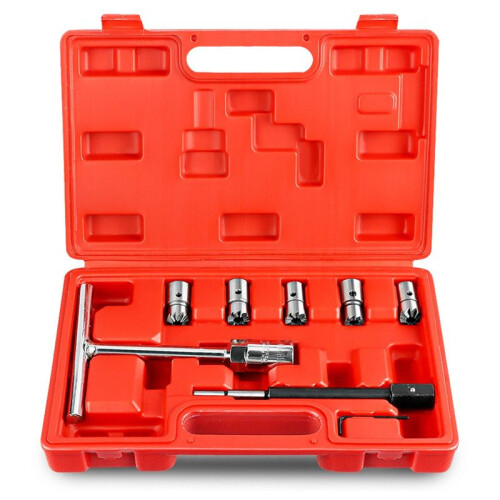 7PCS  Injector  Cutter Cleaner Tools Carbon Remover Car Garage Tool Kit
