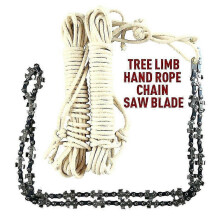 (As show, One size) 48 Zoll (122 cm) hohe Baumsäge mit Seilzug und beidseitiger Schneidfunktion für den Außenbereich