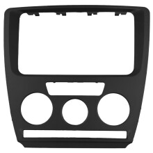 Quadro de Rádio Automotivo 2DIN DVD GPS Navegação MP5 Painel Capa para Octavia 2007-2009