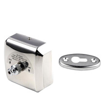 2Pcs Silver Square Wall-Mounted Retractable Clothesline for Family Use