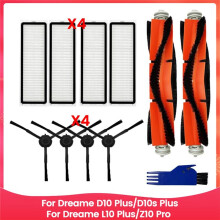Para D10 /D10s , para L10 /Z10 Pro Aspiradora Cepillo Lateral Principal Filtros Hepa
