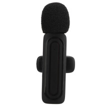Micrófono de solapa 2.4 GHz 150 mAh negro compacto USB-C