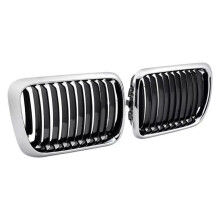 Grades Dianteiras de Carro, Grades de Corrida de Capô Dianteiro para Série 3 E36 M3 328i 1997-1999 51138195152 51138195151