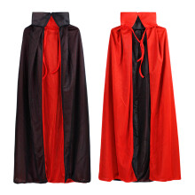 (Stand Collar) Halloween Red+Black Cloak for Kids & Adults