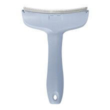(Blue, L) Pet Deshedding Comb for Cats & Dogs, Painless Knot Remover