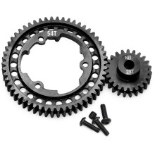 Kit de Mise à Niveau de Voiture RC 54T + 23T pour  1/5 X-Maxx 1/7 XO-1 1/10 Maxx 1/10 E-REVO 2.0VXL Accessoires de Voiture RC