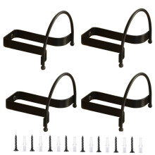 Cowboy Hat Rack Cowboy Hat Holder Hat Hanger Wall Mount Black Hat Hooks for Display(A Beautiful Gift)