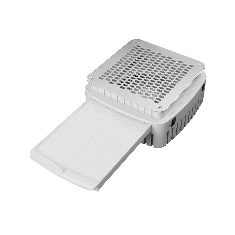 Tauoh Built In Nail Dust Collector Desktop Nail Vacuum Cleaner Gel Nails Manicure Desk Collector Exhaust Fan With Filter (Eu)