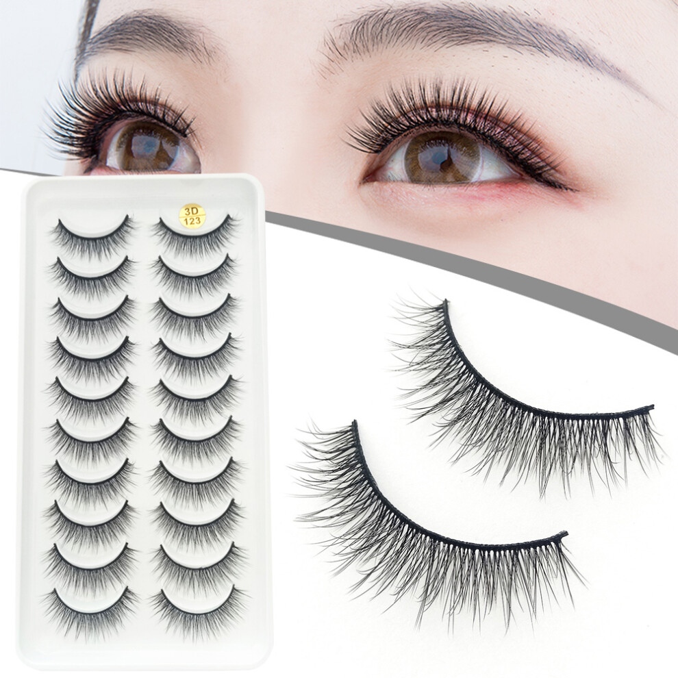 Reach-Tools Reusable Self-Adhesive Fluffy Eyelashes For Cosplay