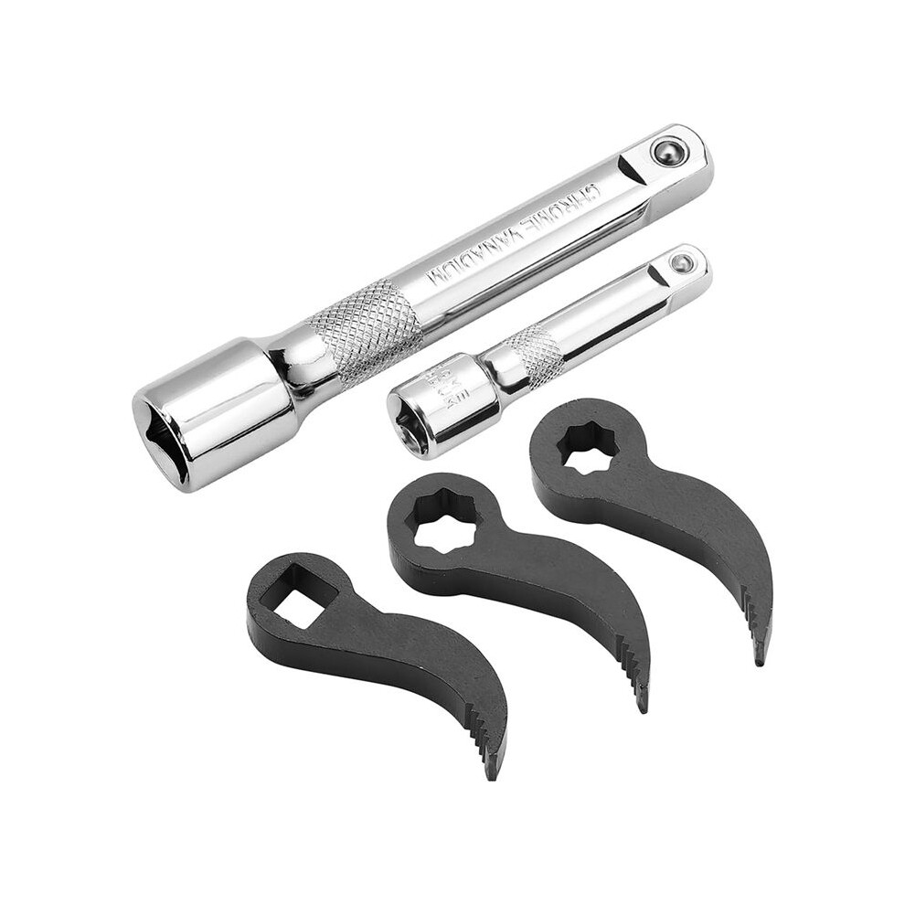 5Pcs Pry Bar Wrench Adaptor ,Half Shaft Removal Car Repairing Tools With Extension Bar For Tight Spaces 6033189762012