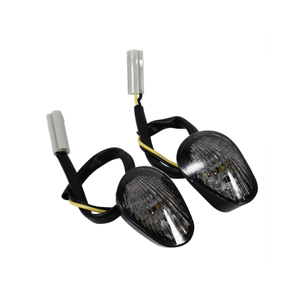 1 Pair Led Turn Signal Indicator Lamp Flush Mount For Yzf R1 R6 R6s Smoke Amber/Light 4711722425526