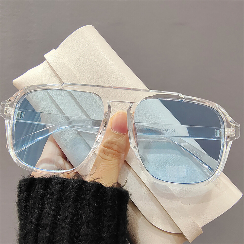 Penghui-Toys (Transparent Orchid) Trendy Uv400 Sunglasses For Travel & Beach