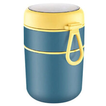 Food Insulation Jar Food Insulation Container Stainless Steel Lunch Box Suitable for Students and Office Workers 710ml A