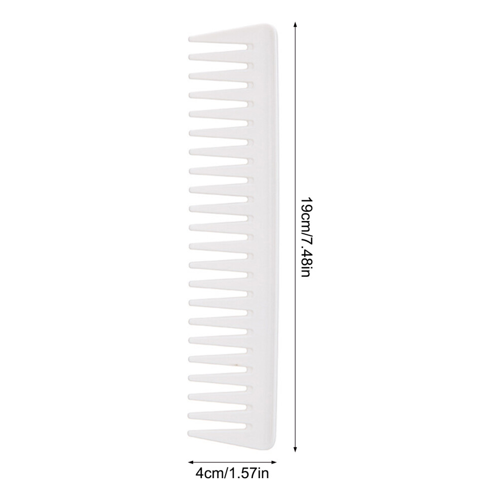 Penghui-Toys (White, Opp Bag) Static-Free Wide Tooth Comb For Wet/Dry Hair