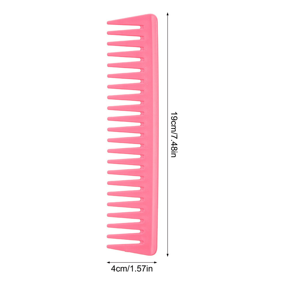 Penghui-Toys (Rose Red, Opp Bag) Static-Free Wide Tooth Comb For Wet/Dry Hair