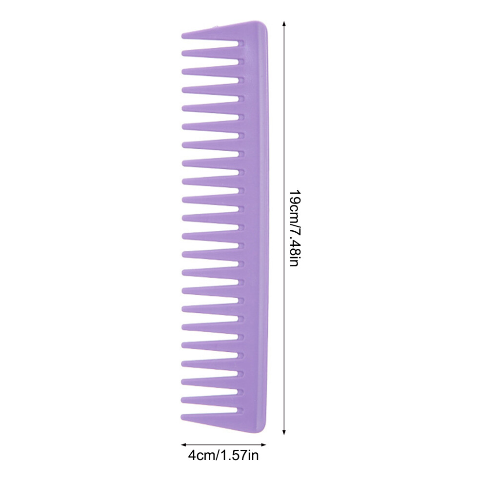 Dachuang Beauty (Purple, Opp Bag) Static-Free Wide-Tooth Comb For Wet/Dry Hair