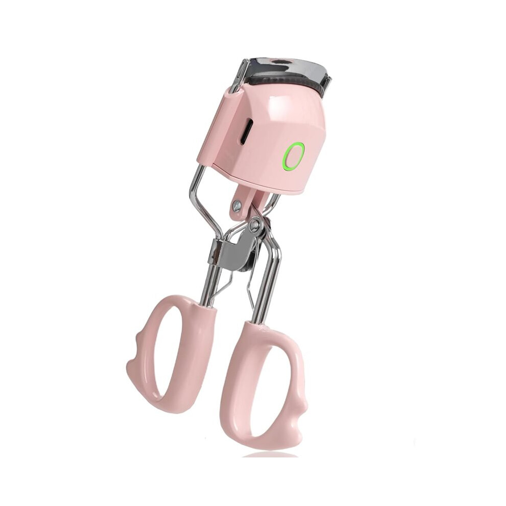 Heated Eyelash Curler, Heats Quickly, Has Two Temperature Modes, Rechargeable, Creates Naturally Curled Eyelashes. Brecantia