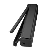 Ulanzi SK-20 Travel Phone Holder Foldable Tripod with Phone Clip & Bottom Clamp for Multi-Angle Desktop Overhead Shot