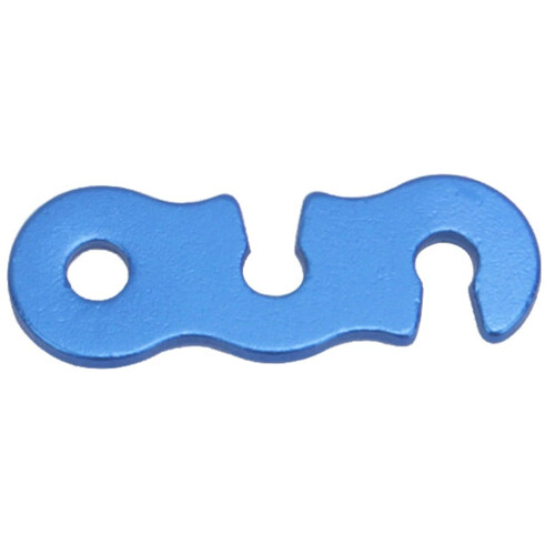 (Blue) 10pcs S-Type Rope Tensioners for Camping Hammock