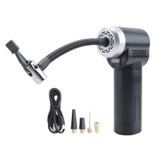 EAFC Compressore D'Aria Portatile Pompa Gonfiabile Wireless o Cablata Gonfiatore Digitale Portatile per Pneumatici per Auto, Bicicletta, Palloni