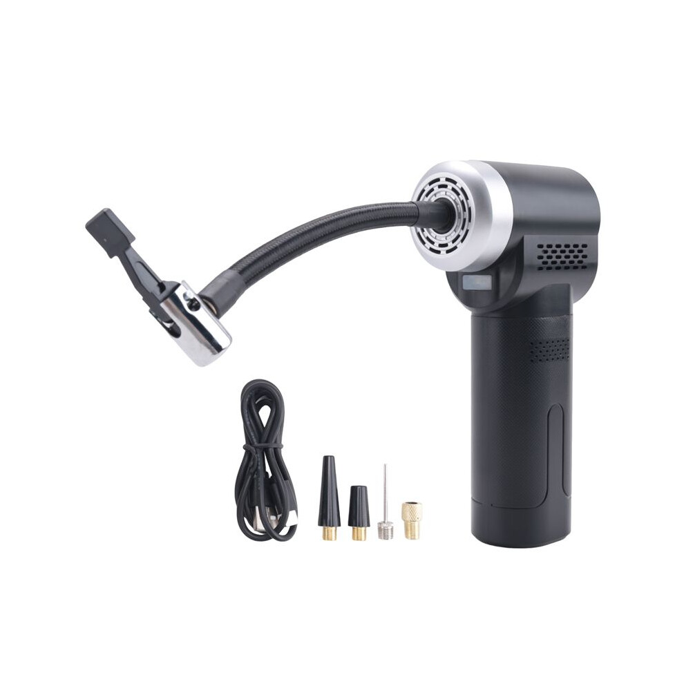 Eafc Portable Air Compressor Wireless Or Wired Inflatable Pump Portable Digital Tire Inflator For Car, Bicycle, Balls 6033389120537