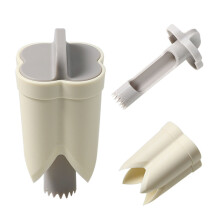 (Creamy White, Color Boxed) Vegetable Chili Cutter Corer
Fruit & Vegetable Quick Corer and Cave Tools Suitable for Chipotle Tomatoes