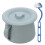 2Pièces Urinal Portable Polyvalent Vert Clair Pour Urgence 1