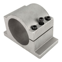 CNC-Klembevestigingsbeugelondersteuning 80 mm Gegoten Aluminium met 3 Schroeven voor CNC-Spindelmotor met Waterkoeling