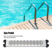 Inground Pool Ladder Replacement Steps Stainless Steel Swimming Pool Ladder Rung Step Non-Slip Rung Parts for Outdoor