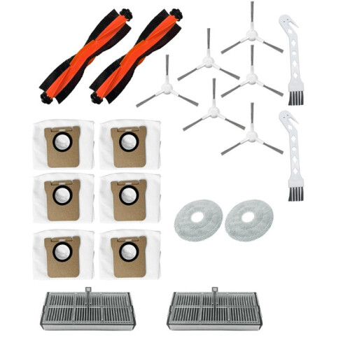 Suitable for  M30S Sweeping Robot Accessories Main Brush Side Brush Filter Cloth Dust Bag Replacement Pack Brush 1