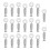 20Pcs Suture Positioning Needles,2 Size Leather Hand Sewing Position, Leathercraft Located Needles, Locking Pins Silvery 1