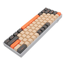 Tastiera meccanica da 61-tasti RGB bianca 3000 mAh