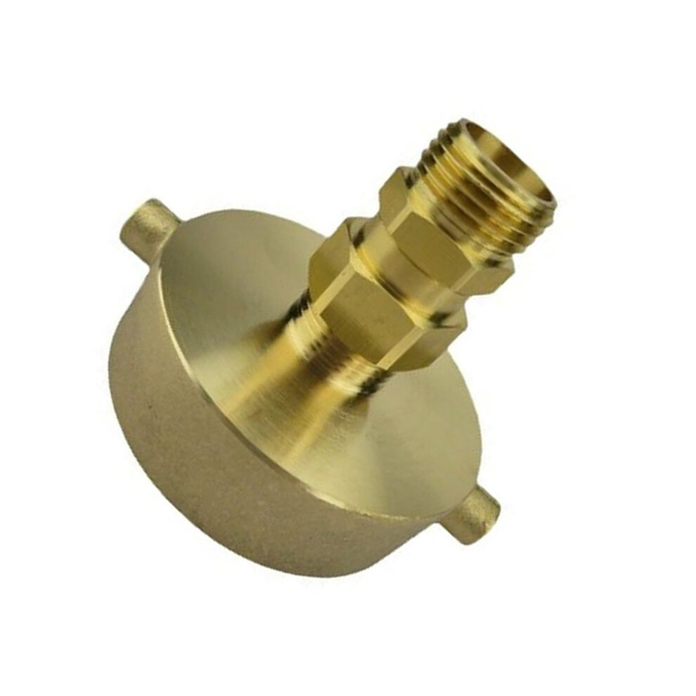 Brass Fire Hydrant Fitting 2-1/2 Inch Nst Female X 3/4 Inch Ght Male Hose Adapter, Construction For Firefighting 6033129711216