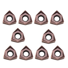 10PCS WNMU080608EN- Carbide Inserts Double Sided Hexagonal Fast Feed WNMU 080608 Milling Cutter Inserts Roughing Tools