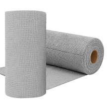 Microfiber Cleaning Cloth Roll,Reusable Tear Away Microfiber Towels,Washable Ultra Absorbent Rags 2 Roll Gray